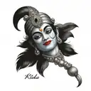 krishna tattoo design idea
