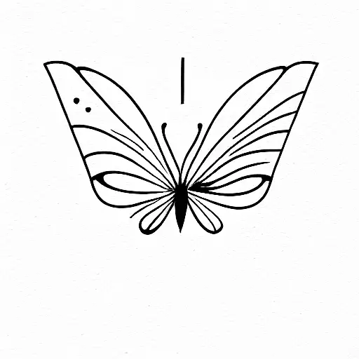 mariposa tattoo design idea