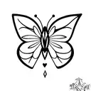 mariposa tattoo design idea