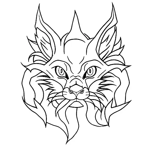 Kurama tattoo design idea