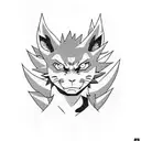 Naruto Kurama tattoo design idea