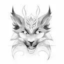 Kurama tattoo design idea