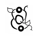 three eyed snake  tattoo design idea