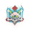 burn flicker die tattoo design idea