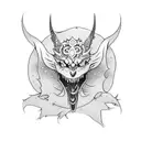 Liebe black clover  "I´m not done yet" tattoo design idea