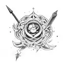 Liebe black clover  "I´m not done yet" tattoo design idea