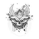 Liebe black clover  "I´m not done yet" tattoo design idea