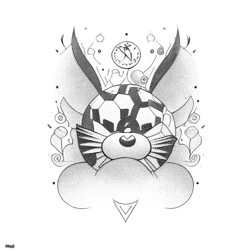 goofie cartoon  tattoo design idea