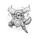 goofie cartoon  tattoo design idea