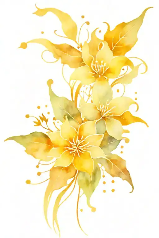 Witchy style design tattoo design idea