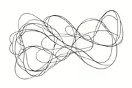 infinity loop tattoo design idea