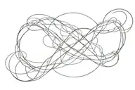 infinity loop tattoo design idea