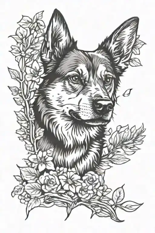 nature, dog remembrance tattoo including good and bad tattoo design idea
