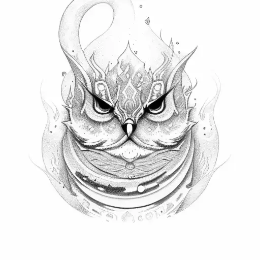 999 with fire tattoo design idea