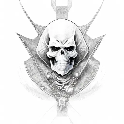 Skeletor tattoo design idea