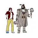 Jack Sparrow and Optimus Prime tattoo design idea