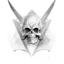Skeletor tattoo design idea