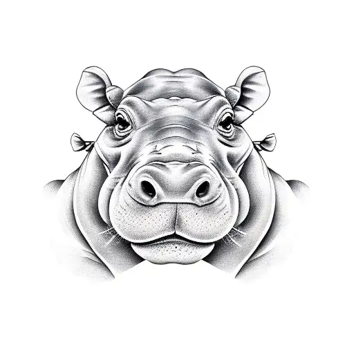 Meaning of hippopotamus tattoos | BlendUp
