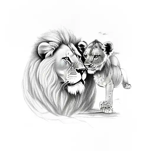 Lion Cub Sketch by lepastyman on DeviantArt