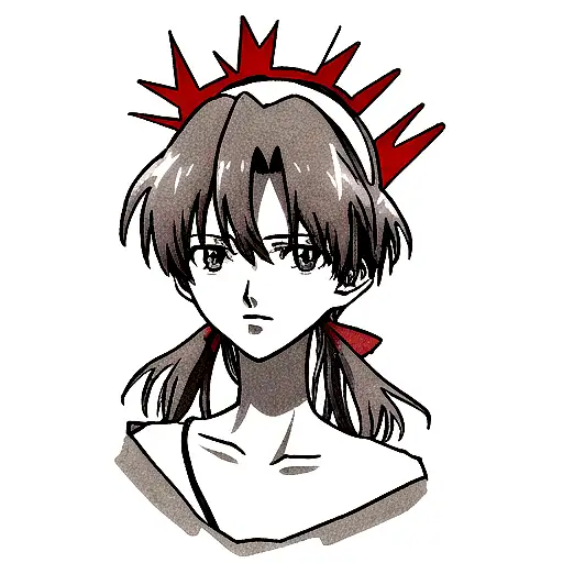 Evangelion asuka tattoo design idea