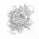 laurel wreath tattoo design idea