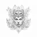 laurel wreath tattoo design idea