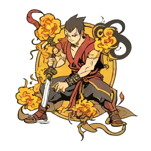 Zuko from Avatar  tattoo design idea