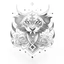 The name Luca  tattoo design idea