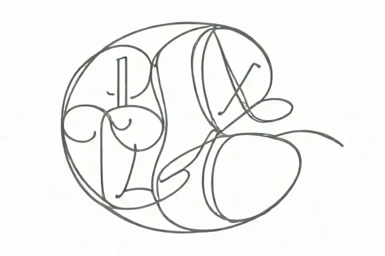 1997 roman numerals tattoo design idea