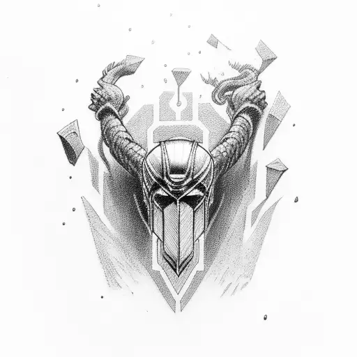 thor Hamlet tattoo design idea