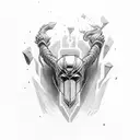 thor Hamlet tattoo design idea