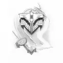 thor Hamlet tattoo design idea