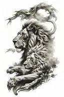 aslan tattoo design idea