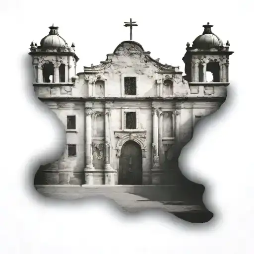 remember the Alamo  tattoo design idea