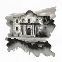 remember the Alamo  tattoo design idea