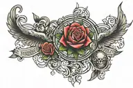 money, intelligence, power, live life, freedom, ambition tattoo design idea