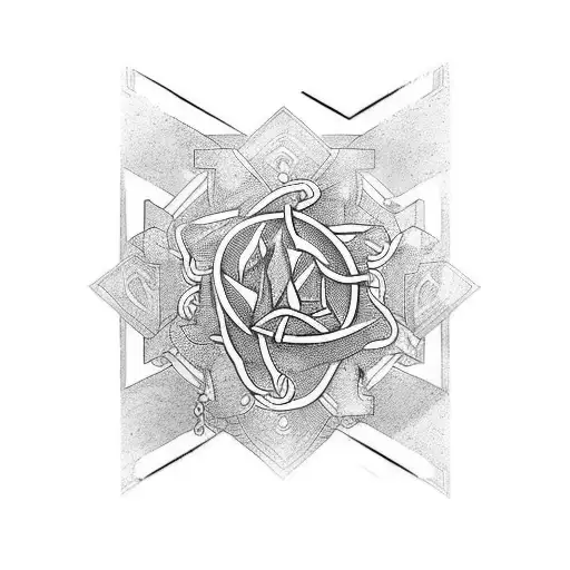 kurapika chain tattoo design idea