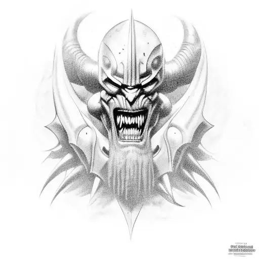  there could be a depiction of the Titans, with their grotesque and terrifying appearances tattoo design idea