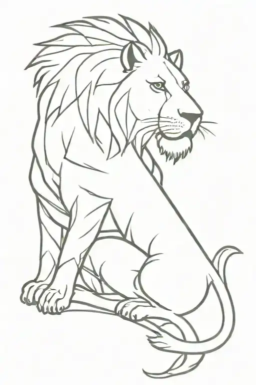 middle of my spine.   it should be like animals one below the other.  they go in this order lion, dog, shark, 🐎,🐸 , 🐨 tattoo design idea