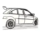 Subaru Impreza sti sleeve tattoo design idea