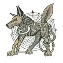 Anubis ankh pris tattoo design idea