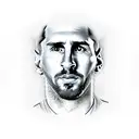 Messi tattoo design idea