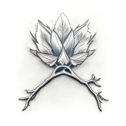 cedar branch  tattoo design idea