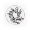 cedar branch  tattoo design idea