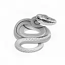 snake red eyes  tattoo design idea