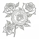 bread and roses socialism tattoo design idea