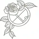 bread and roses socialism tattoo design idea