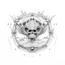 gate heaven tattoo design idea