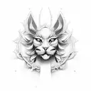 gate heaven tattoo design idea