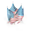 american flag 1776 furling   tattoo design idea